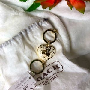 Coach Valet Turnkey Keyring or Purse Charm